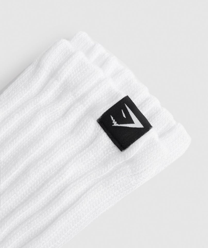 Gymshark Comfy Rest Day Socks White | NZ 9MLAFX